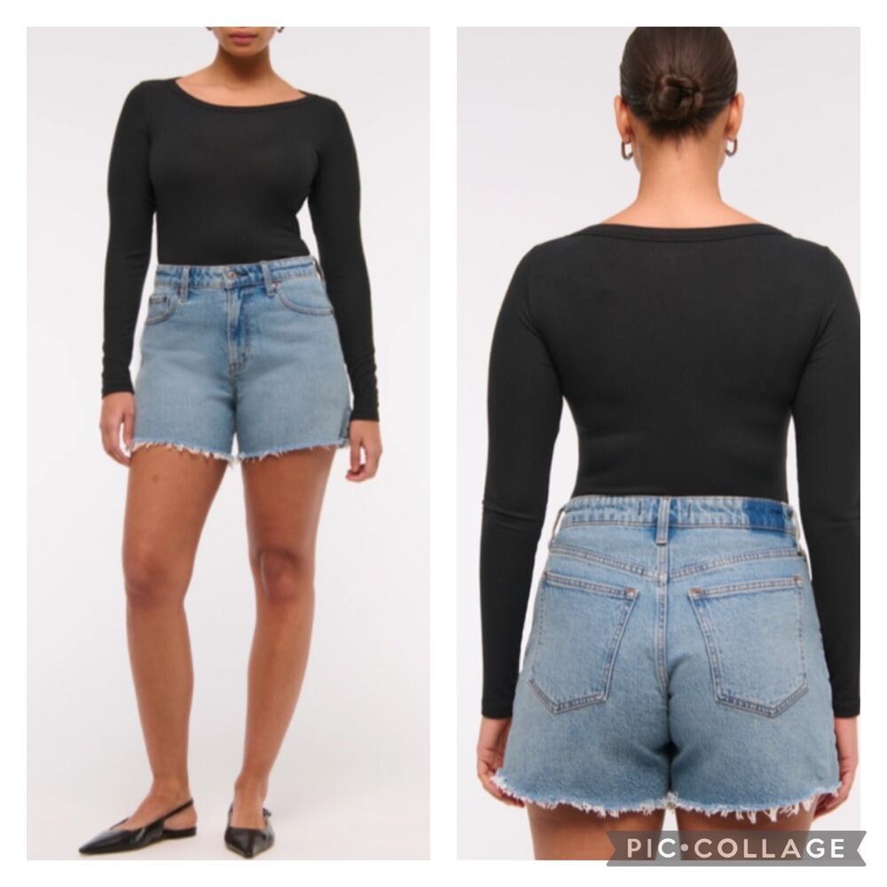 Abercrombie & Fitch Women's Blue Jean Shorts